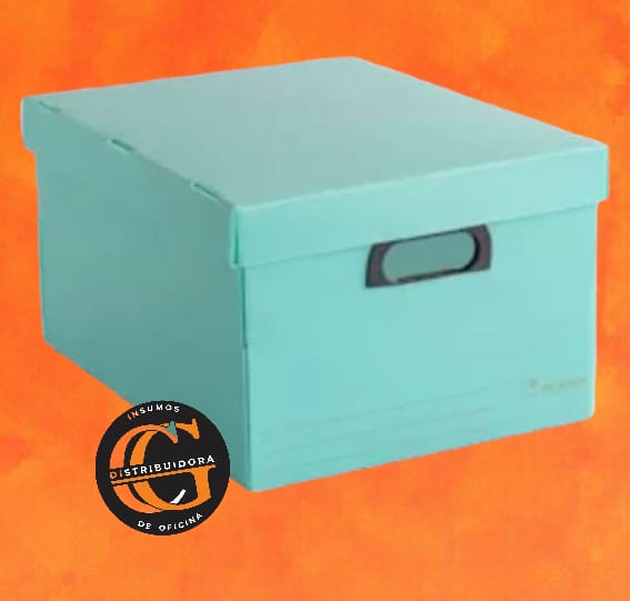 CAJA PLANA PLASTICA 35X45X25 COLOR CON TAPA