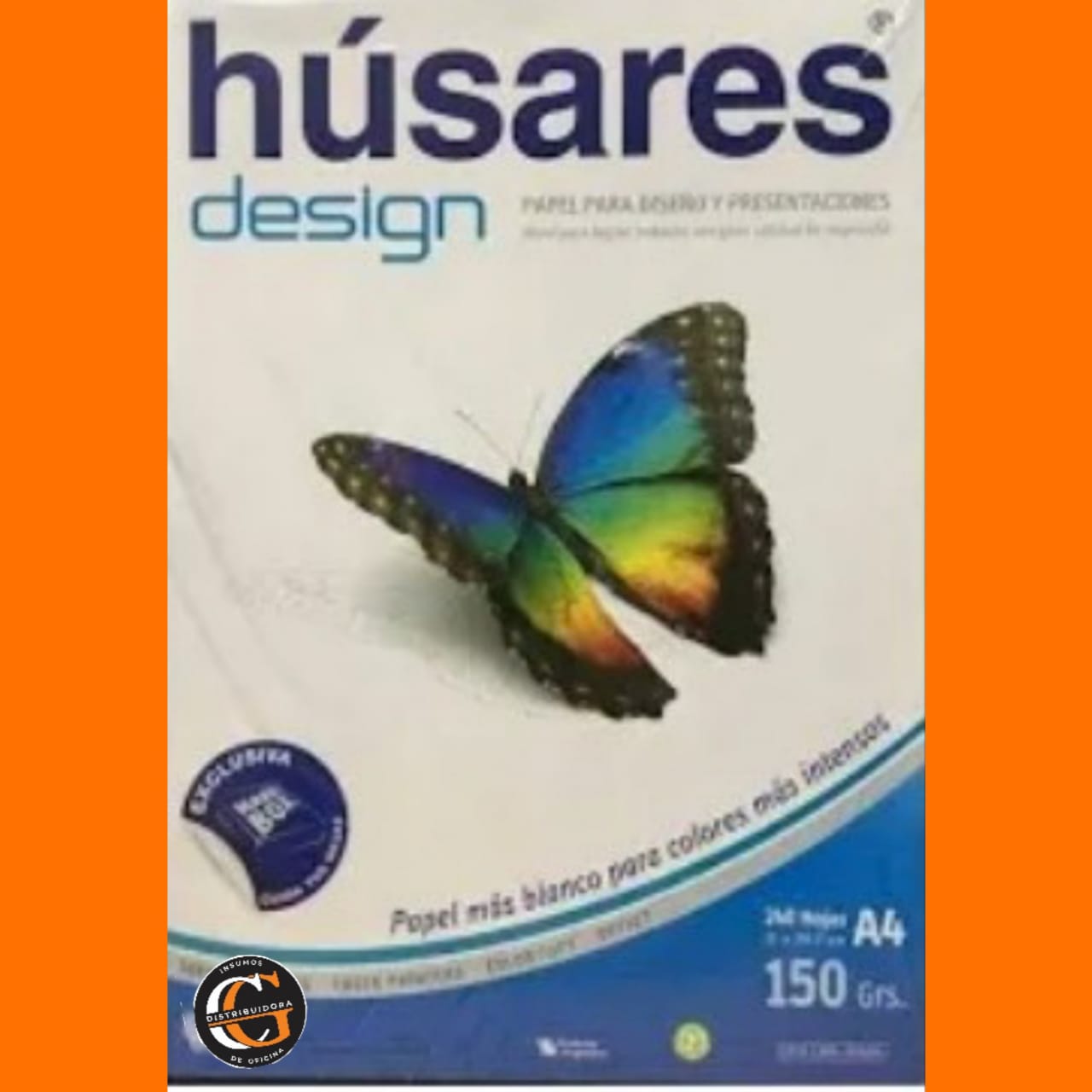 PAPEL   RESMA HUSARES A4 150GR X100H