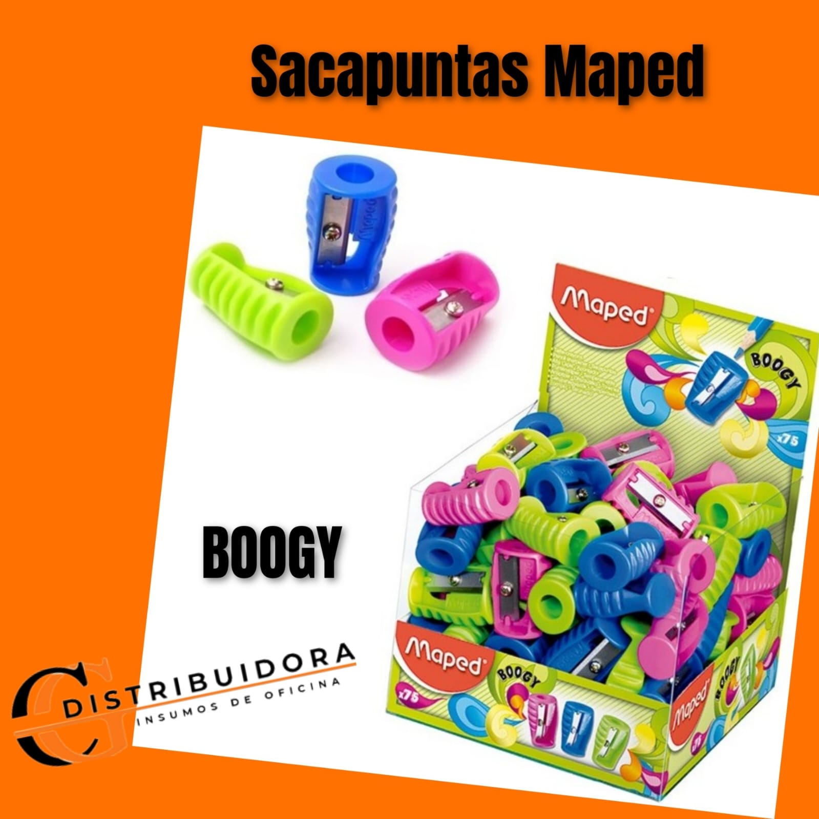 SACAPUNTA MAPED PLASTICO BOOGY