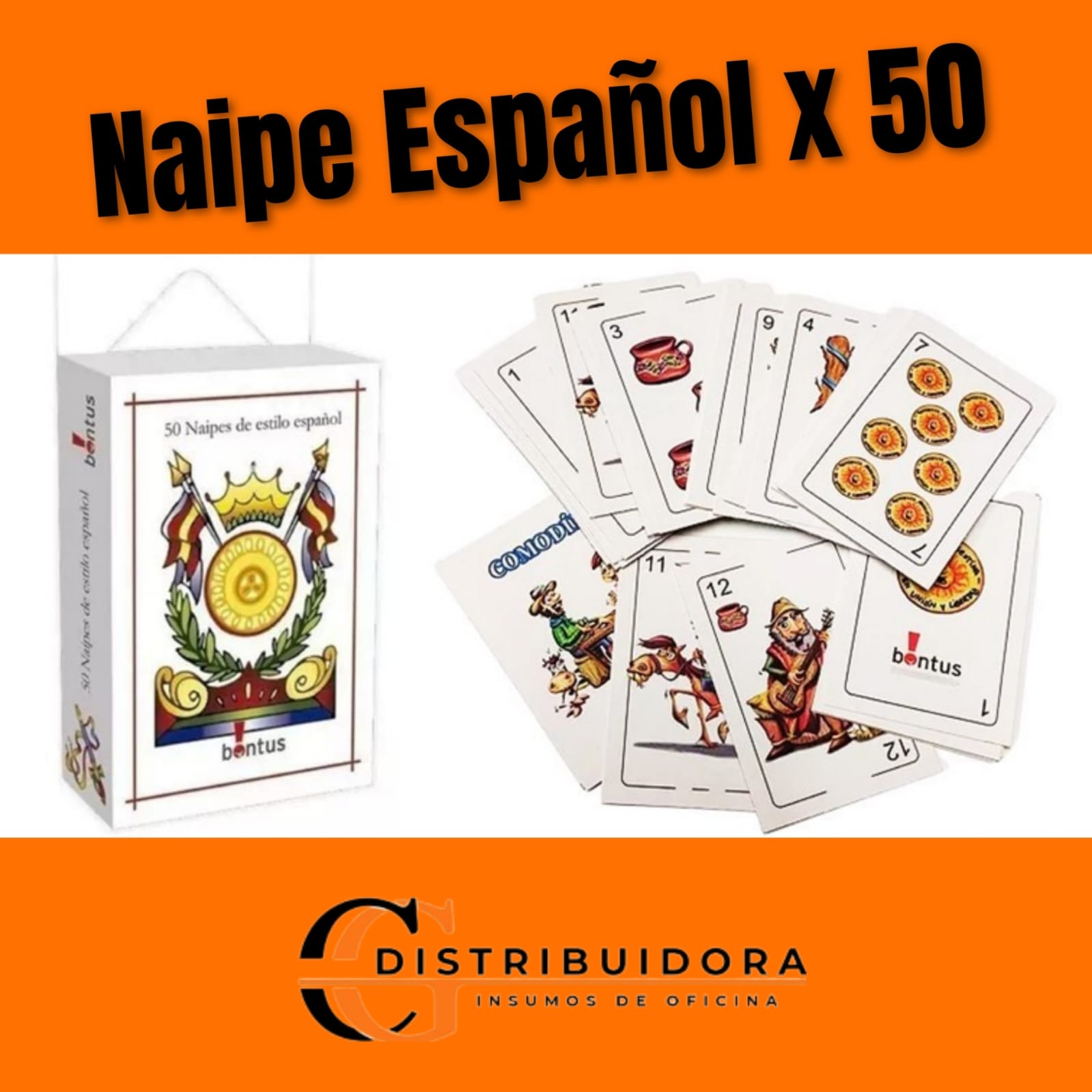 NAIPE ESPAOL BOTNUS X 50